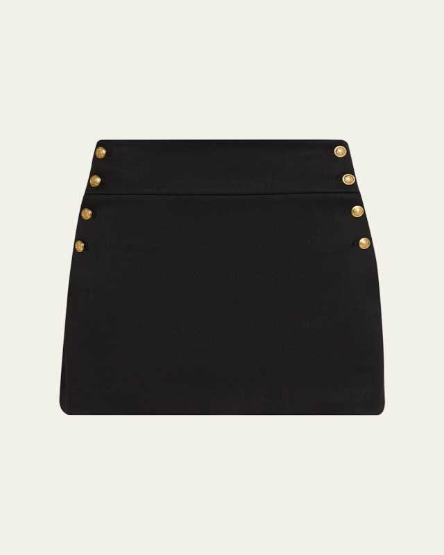 Narin Button Mini Skirt